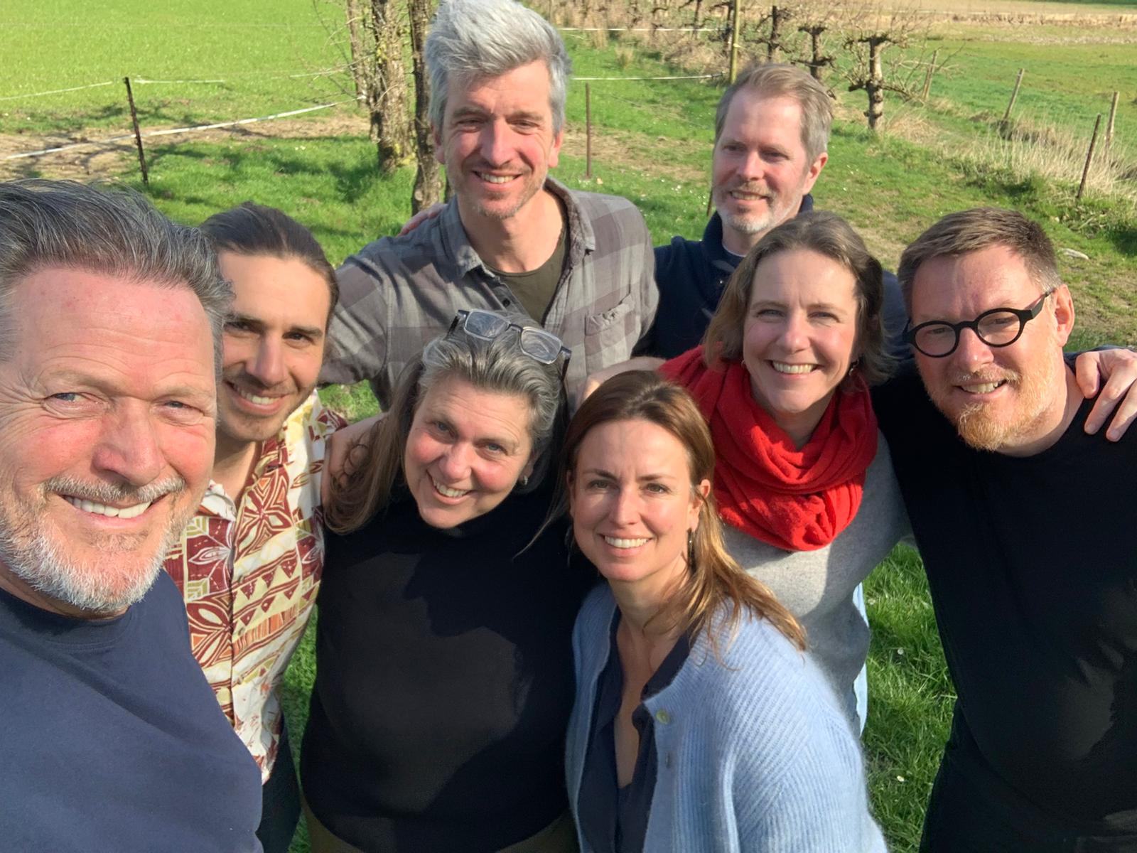 Group gathering at United in Emergence, Paards Paradijs